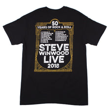 Load image into Gallery viewer, 50 Years of Rock Tee COTTON (Black) - 2018 Spring Tour Dates