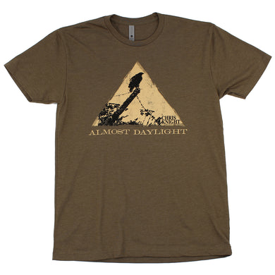 Almost Daylight Triangle Logo - (Military Green)