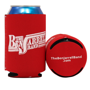 The Ben Jarrell Band Logo Koozie (Red)