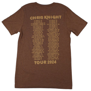 2024 Tour Tee (Heather Brown)