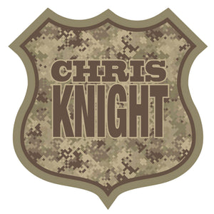 Chris Knight Logo Sticker (Camo)