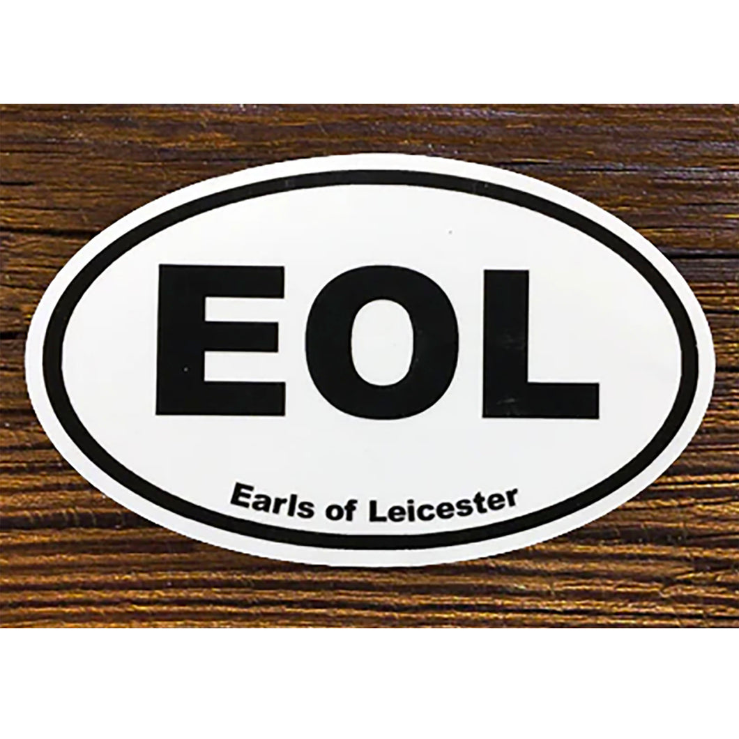 THE EARLS OF LEICESTER - EOL STICKER