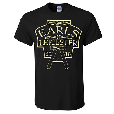 The Earls of Leicester - Tie Tee (Black)