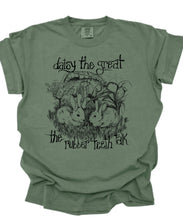 Load image into Gallery viewer, The Rubber Teeth Talk Tee (Moss)