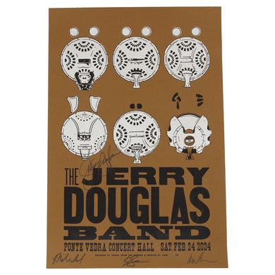 The Jerry Douglas Band - Ponte Vedra Live Poster (AUTOGRAPHED)