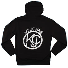 Load image into Gallery viewer, KC Johns Logo Hoodie (Black)