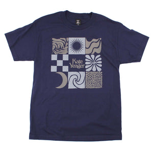 Kate Yeager Vintage Design Tee Design (Navy)