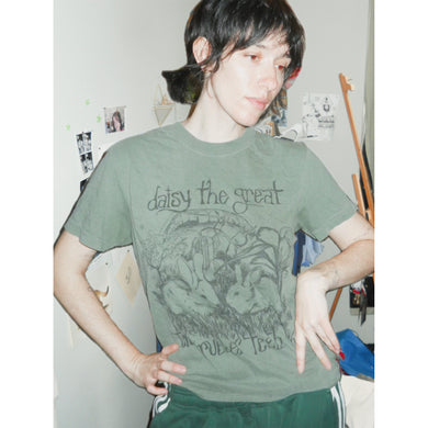 The Rubber Teeth Talk Tee (Moss)