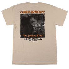 Load image into Gallery viewer, The Jealous Kind 20th Anniversary tee (Sand)