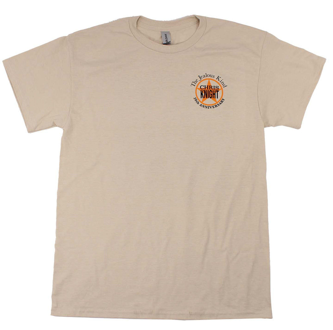 The Jealous Kind 20th Anniversary tee (Sand)