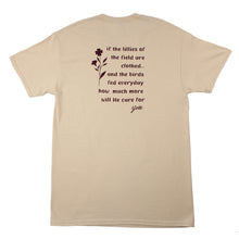Load image into Gallery viewer, Lillies T-shirt (Light Brown)