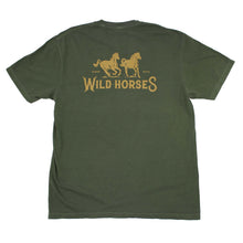 Load image into Gallery viewer, Wild Horses Logo Tee (Green)