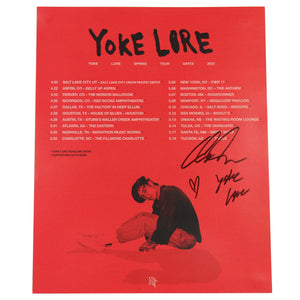 Yoke Lore Tour Poster - AUTOGRAPHED