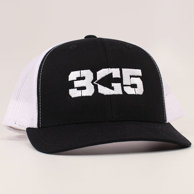 365 Grit Hat (Black/White)