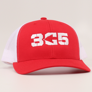 365 Grit Hat (Red/White)