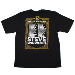 50 Years of Rock Tee COTTON (Black)  - 2017 Fall Tour Dates