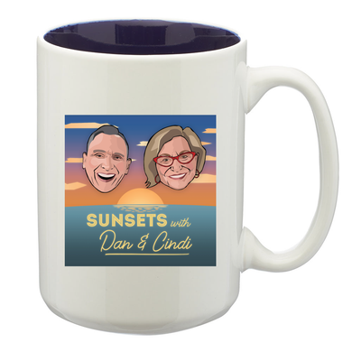 Sunsets with Dan and Cindi Mug