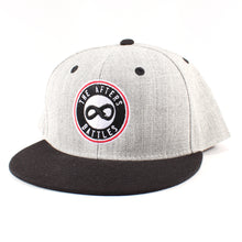 Load image into Gallery viewer, The Afters Logo Gray/Black Flat Bill Cap