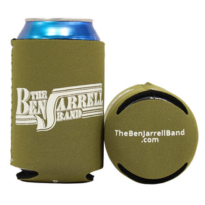 The Ben Jarrell Band Logo Koozie (Military Green)