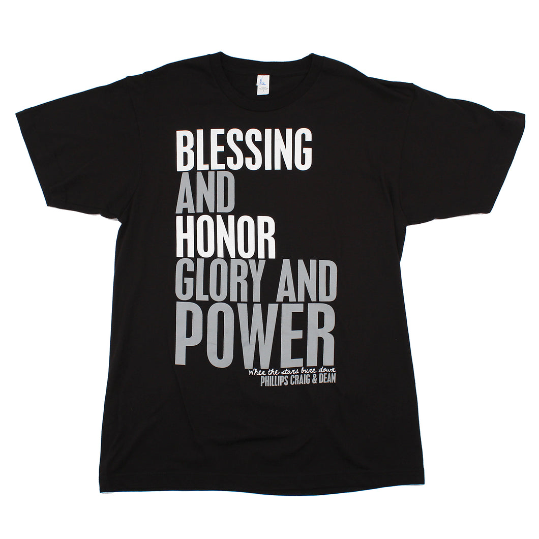 Blessings and Honor Glory and Power (Black)