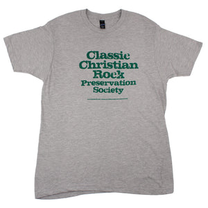 Classic Christian Rock Preservation Society Tee (Grey)