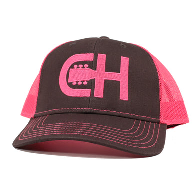 Chris Harris Logo Cap (Charcoal/Pink)