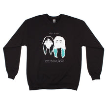 Load image into Gallery viewer, Record Player Crew Neck Sweatshirt (Black)