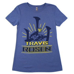 Dynamite Logo Ladies (Vintage Royal Triblend)