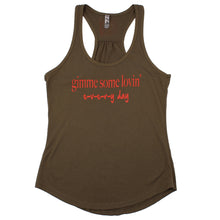 Load image into Gallery viewer, Gimme some Lovin Military Green Ladies Tank