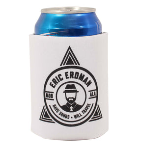 Have Songs Will Travel Koozie (White)