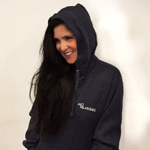 Load image into Gallery viewer, Trust Confio Hoodie (Heather Navy)