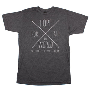 Hope For All The World Tee (Heather Gray)