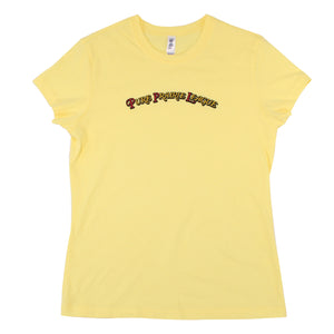Ladies Yellow PPL Logo T-Shirt