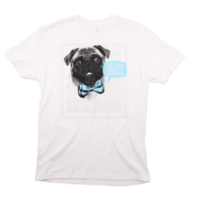 Load image into Gallery viewer, Mens Pug Tee White