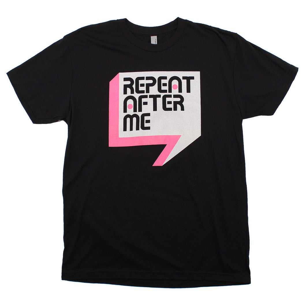 Mens Repeat After Me Tee Black