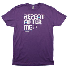Load image into Gallery viewer, Mens Repeat After Me Tee Purple