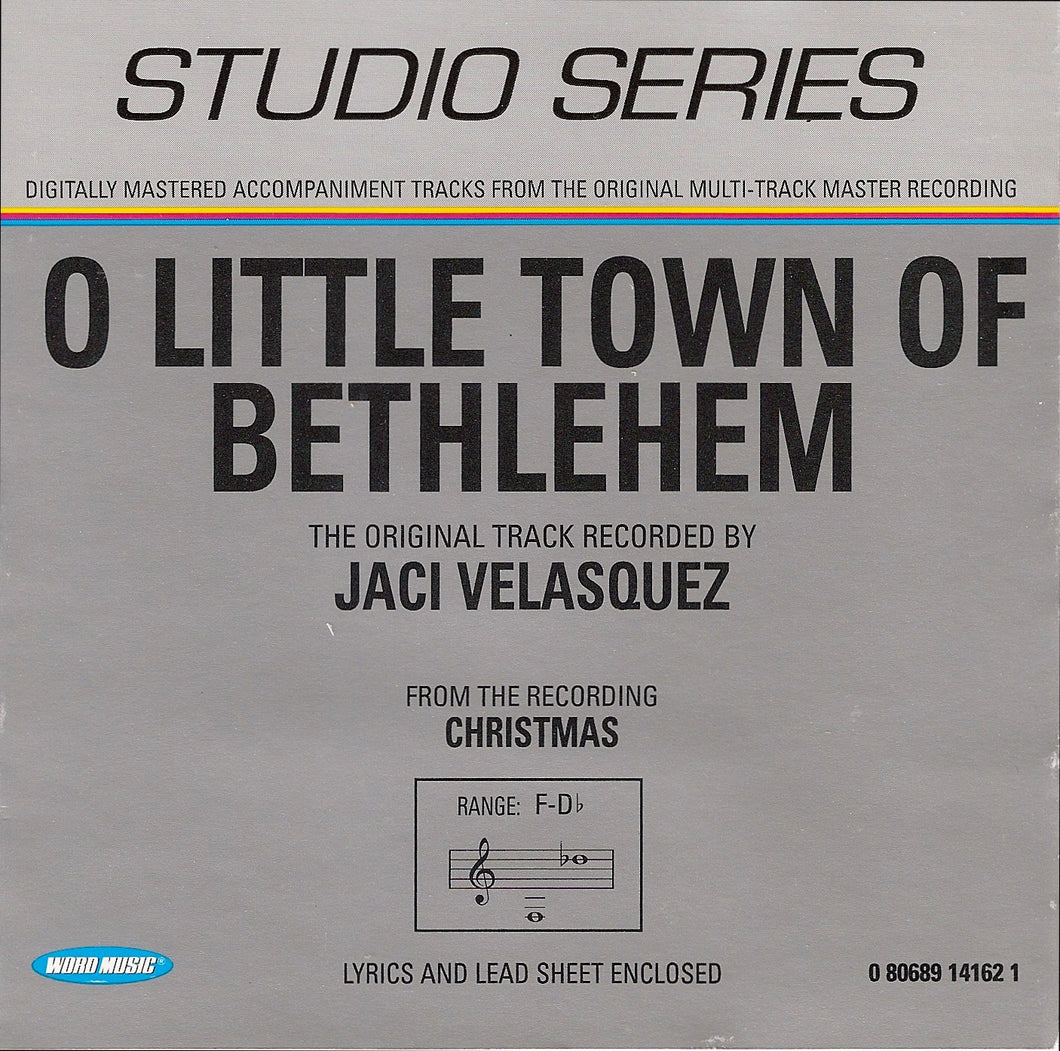 O Little Town of Bethlehem Performance Track (CD)