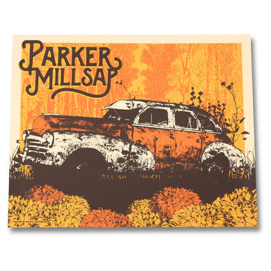 Orange Car Poster (16