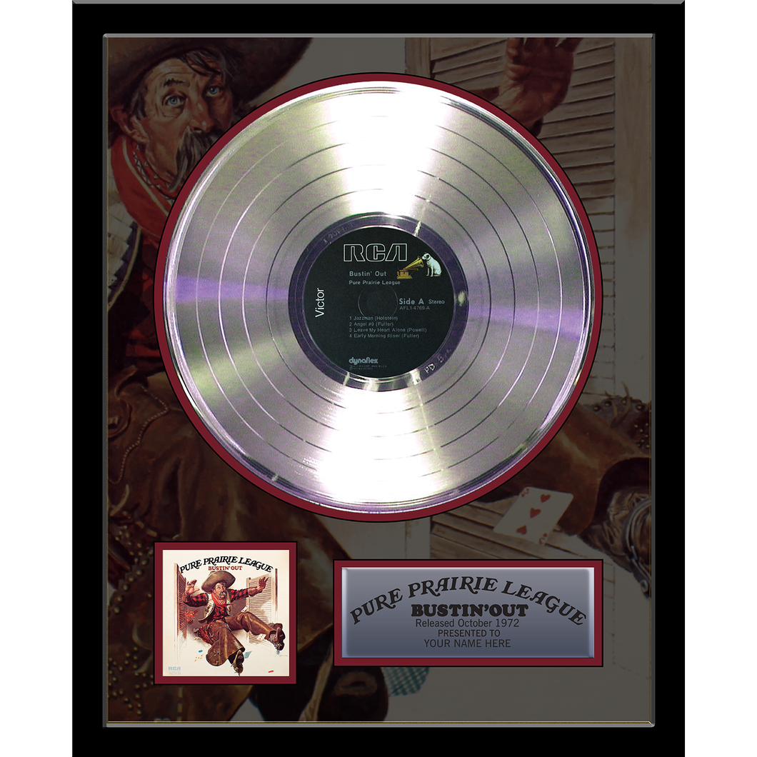Bustin Out Framed Platinum Record