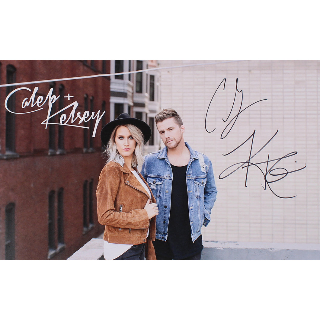Caleb and Kelsey Poster (Autographed)