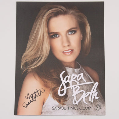Autographed Sara Beth 8x10
