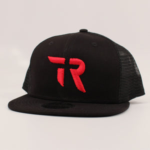 TR Logo Flat Bill Cap (Black)