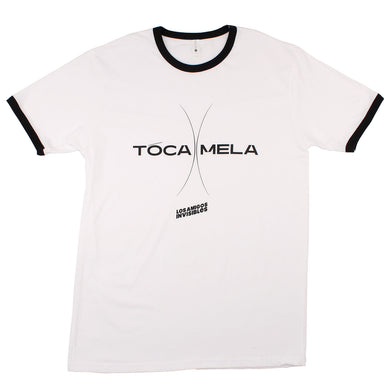 Tócamela Ringer Tee (White/Black)