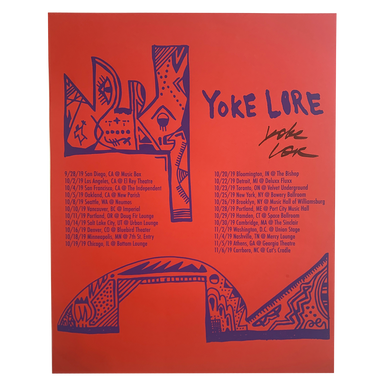 Yoke Lore Tour Poster (Red)