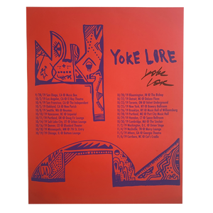 Yoke Lore Tour Poster (Red)