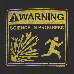 Science In Progress (Yellow Print)