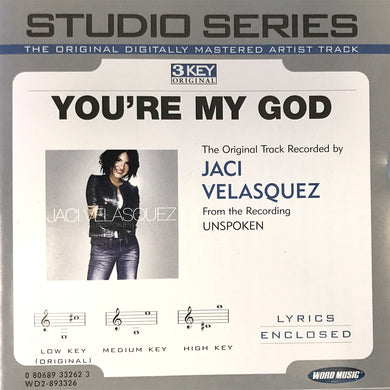 You're My God Performance Track (CD)